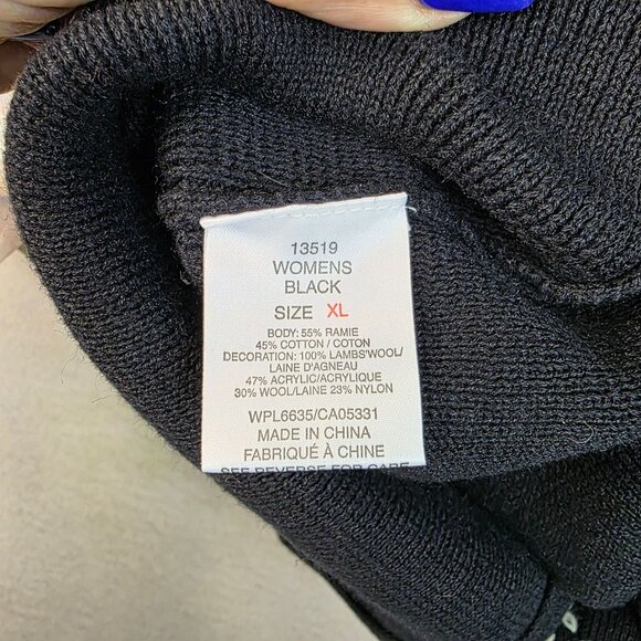 Woolrich XL Snowman Holiday Sweater Vest Embroidered Winter Frosty New Womens - Picture 7 of 11